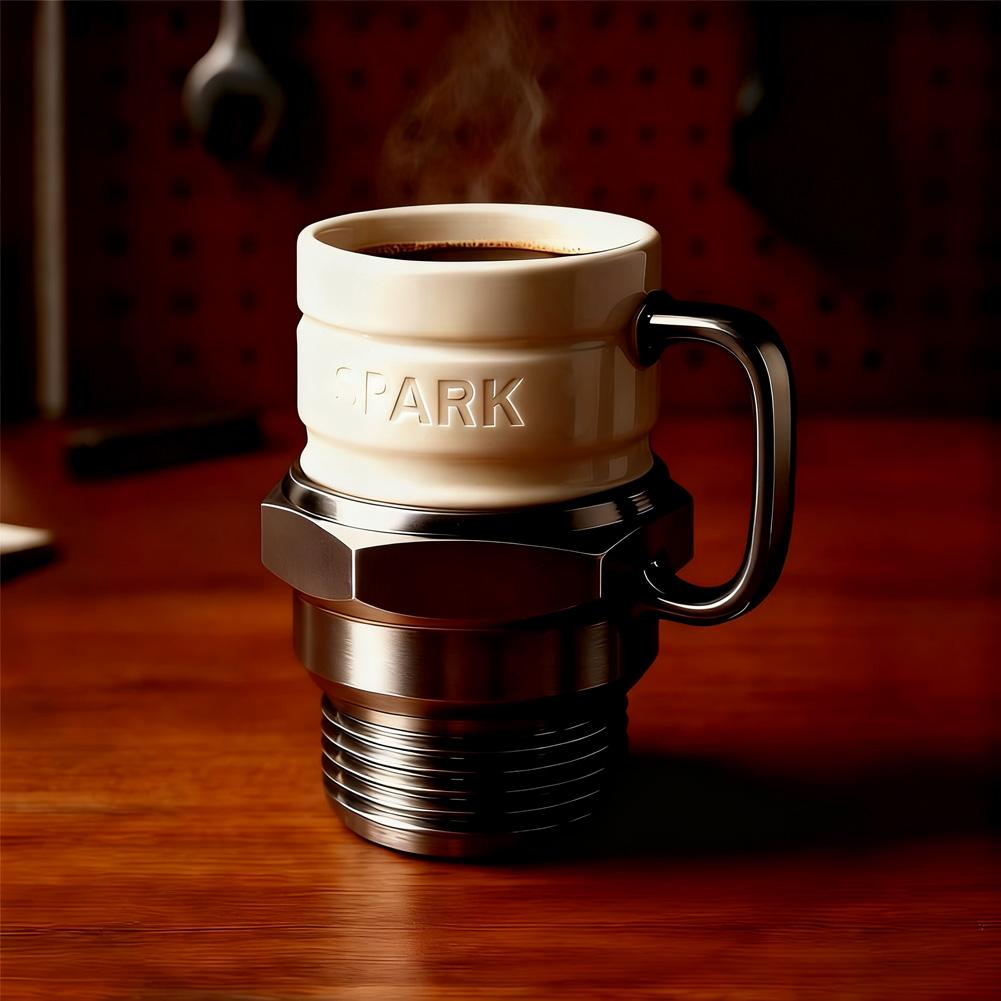 Engine Shaped Mug | Stainless Steel Liner | V6, V8 & V12 Designs | Gift