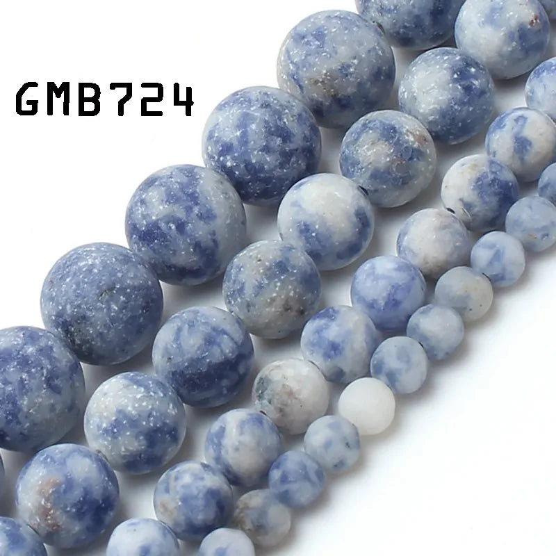 Stone Beads Matte Round Morganite Agate Tiger Eye Styles for DIY Jewelry Making