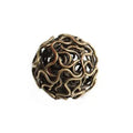 Metal Beads Hollow Twist Wire Balls Gold Silver Bronze for DIY Jewelry Making
