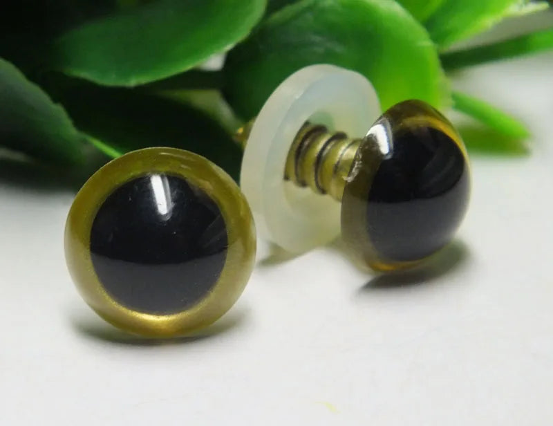 5-18mm Mixed Color Animal Eyes Safety Eyes - 100pcs Doll Eyes Taxidermy