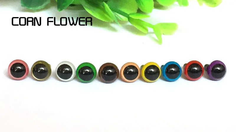 Doll Eyes Safety Eyes Mixed Color 5-18mm 100pcs Amigurumi Crochet Taxidermy