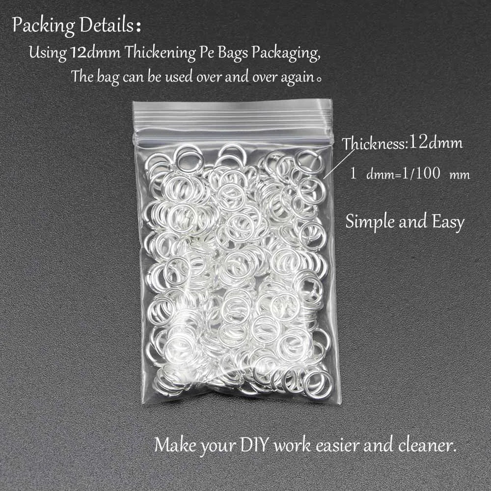 Jump Rings Open Single Loops Split Necklace Bracelet DIY Jewelry Making