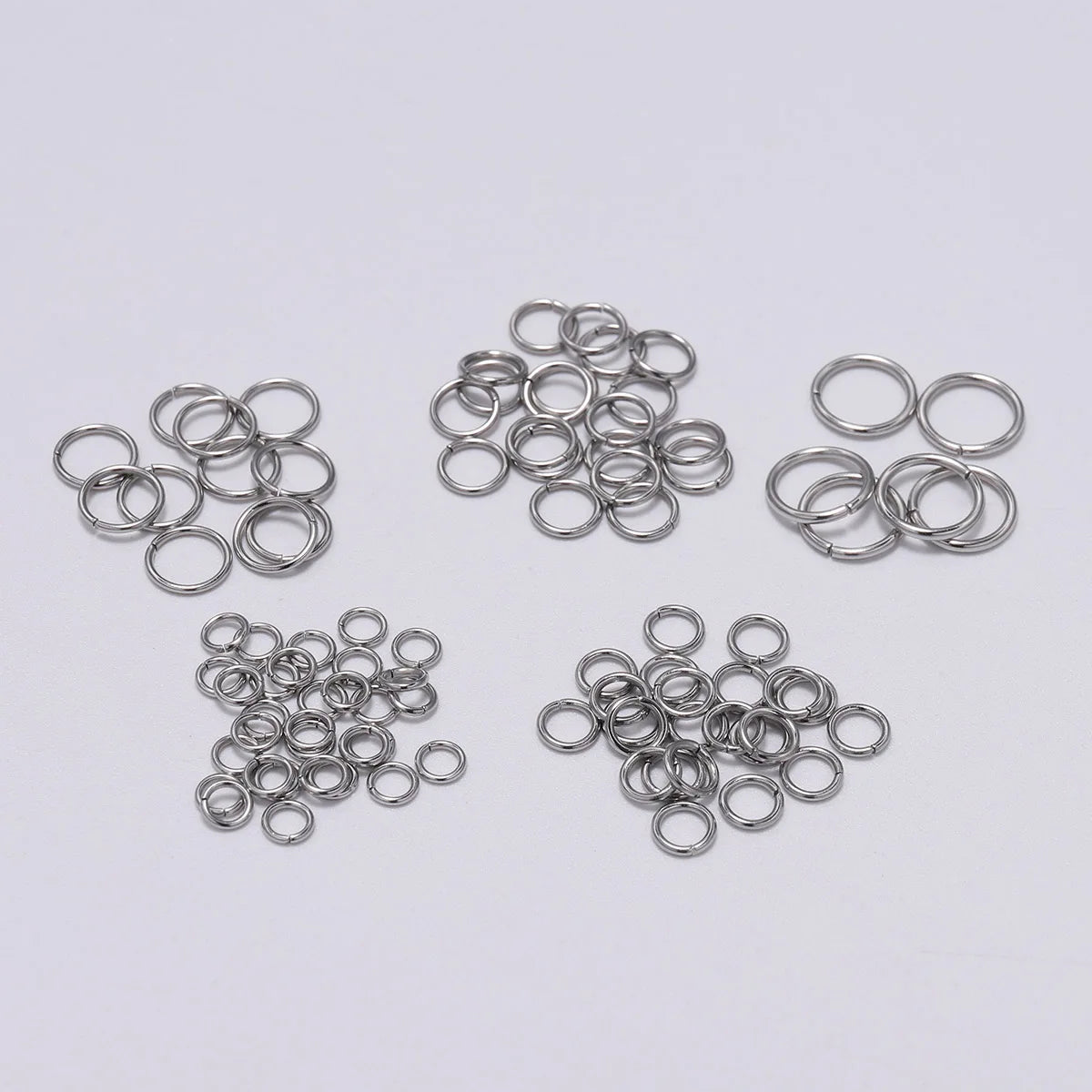 Jump Rings Stainless Steel Split Ring Open Connectors Connectors Craft Supplies