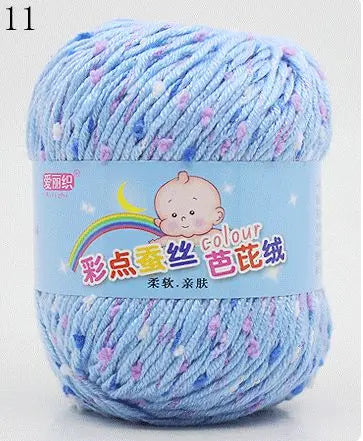Yarn, Color-Dot Texture for Handmade Knitting & Crochet Projects