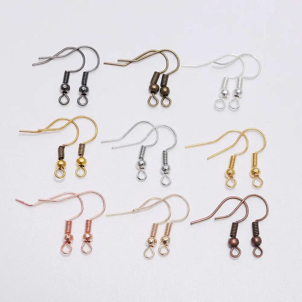 Earring Hooks Iron French Earwires for Jewelry Making DIY Jewelry Making