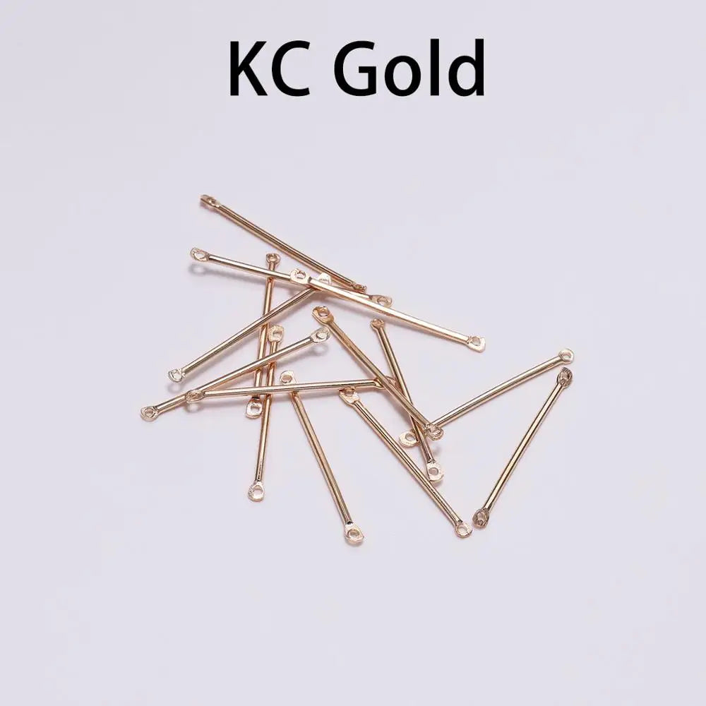 Earring Components Double Cylinder Bar Earrings Connecting DIY Jewelry Making
