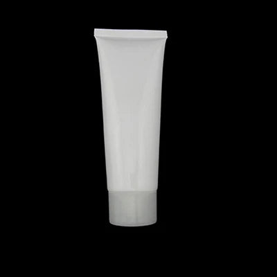 White squeeze tube with translucent cap, style 16