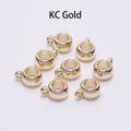 CCB Bail Beads Large-Hole Pendant Clasp Connectors for DIY Jewelry Making