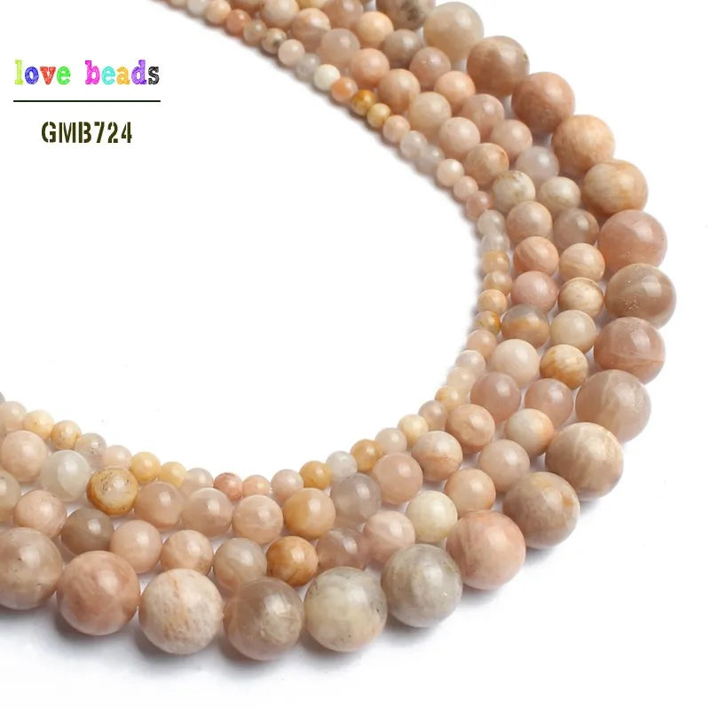 Stone Beads Morganite-Style Tiger Eye Jaspers-Style Round Bracelet Strand