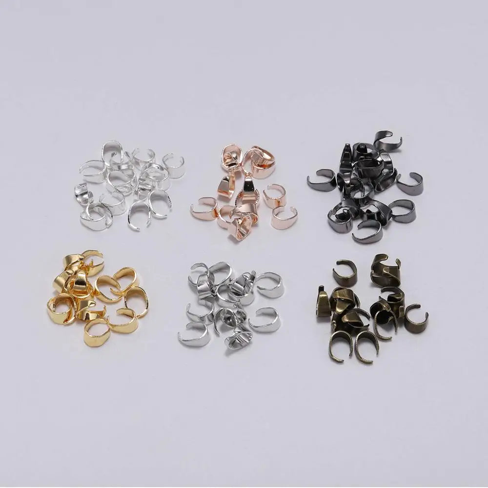 Pendant Bails Pinch Hook Clip Necklace Connectors DIY Jewelry Making