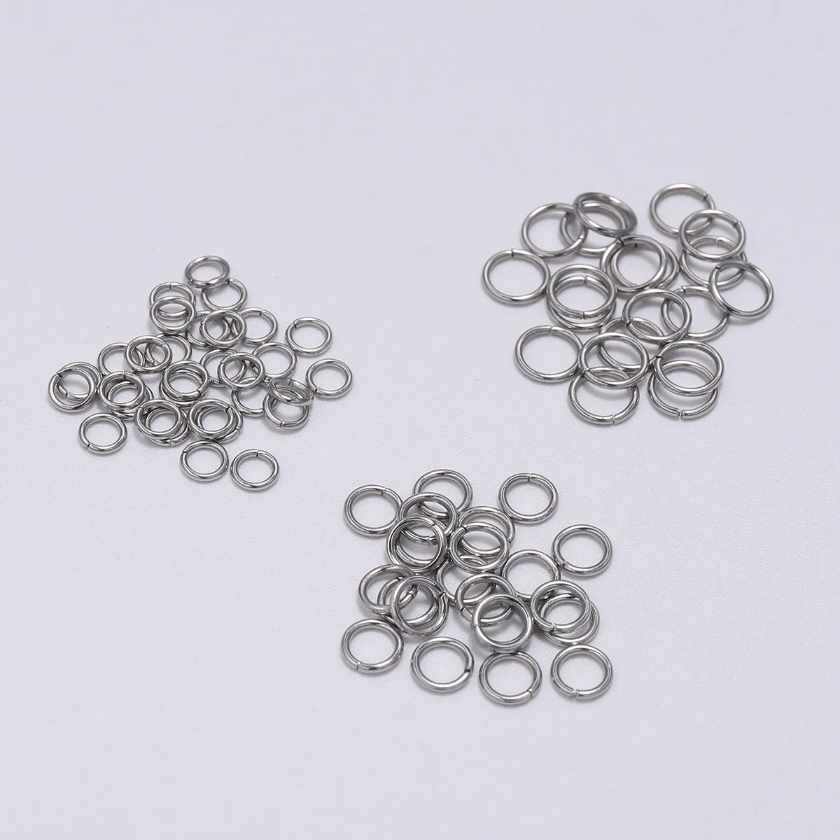 Jump Rings Stainless Steel Split Ring Open Connectors Connectors Craft Supplies