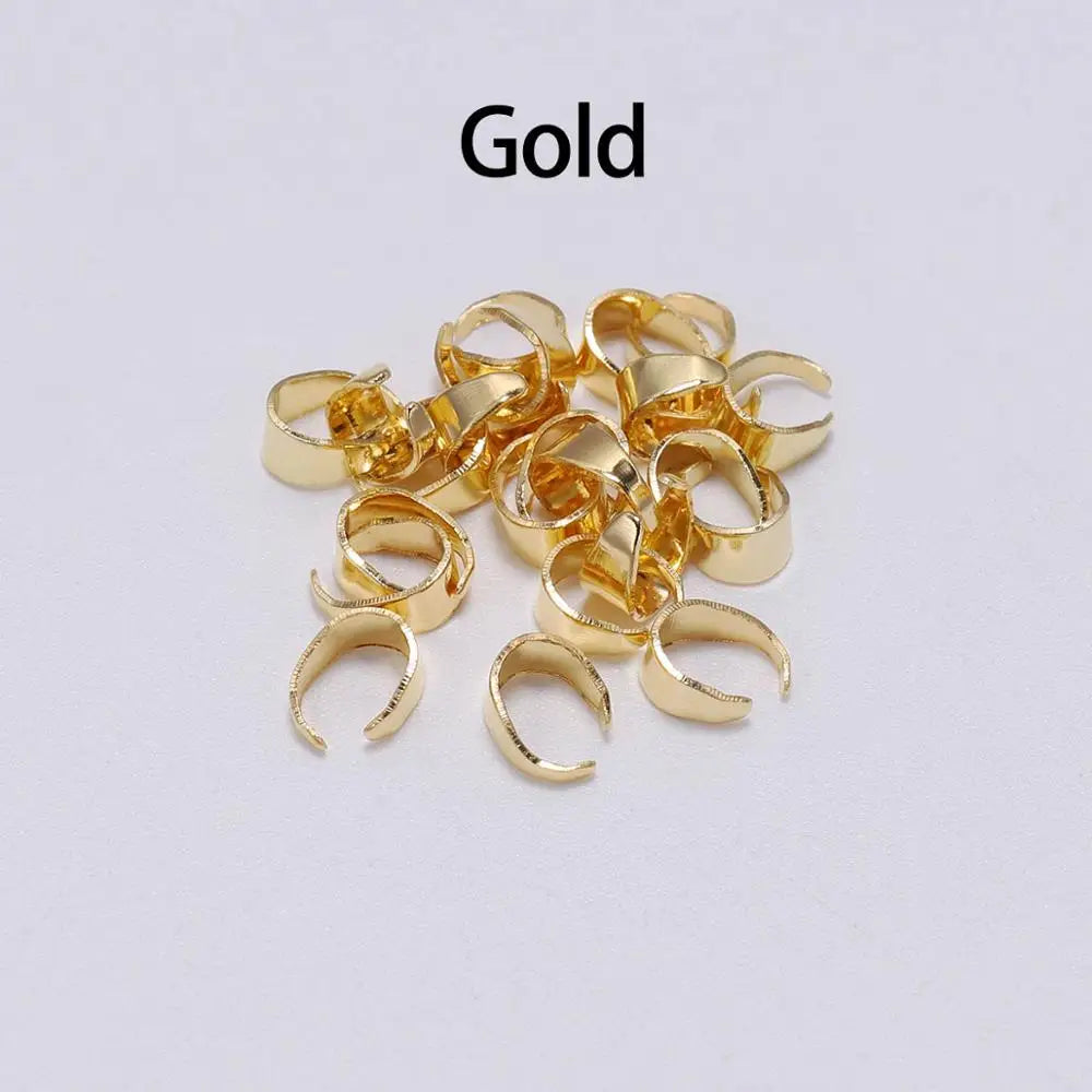 Pendant Bails Pinch Hook Clip Necklace Connectors DIY Jewelry Making