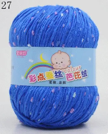 Yarn, Color-Dot Texture for Handmade Knitting & Crochet Projects