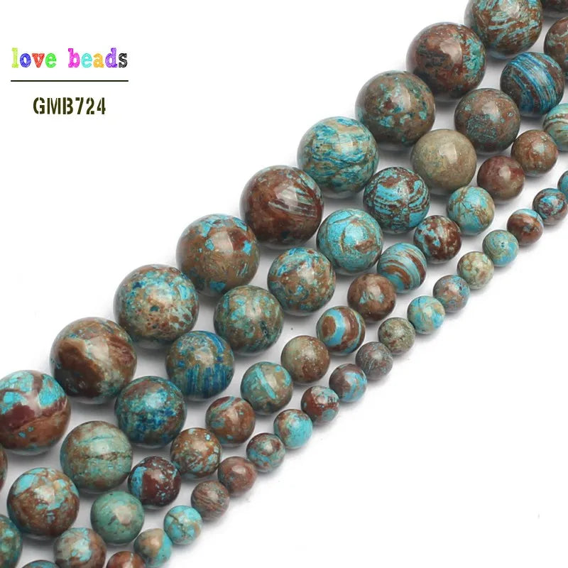 Stone Beads Morganite-Style Tiger Eye Jaspers-Style Round Bracelet Strand