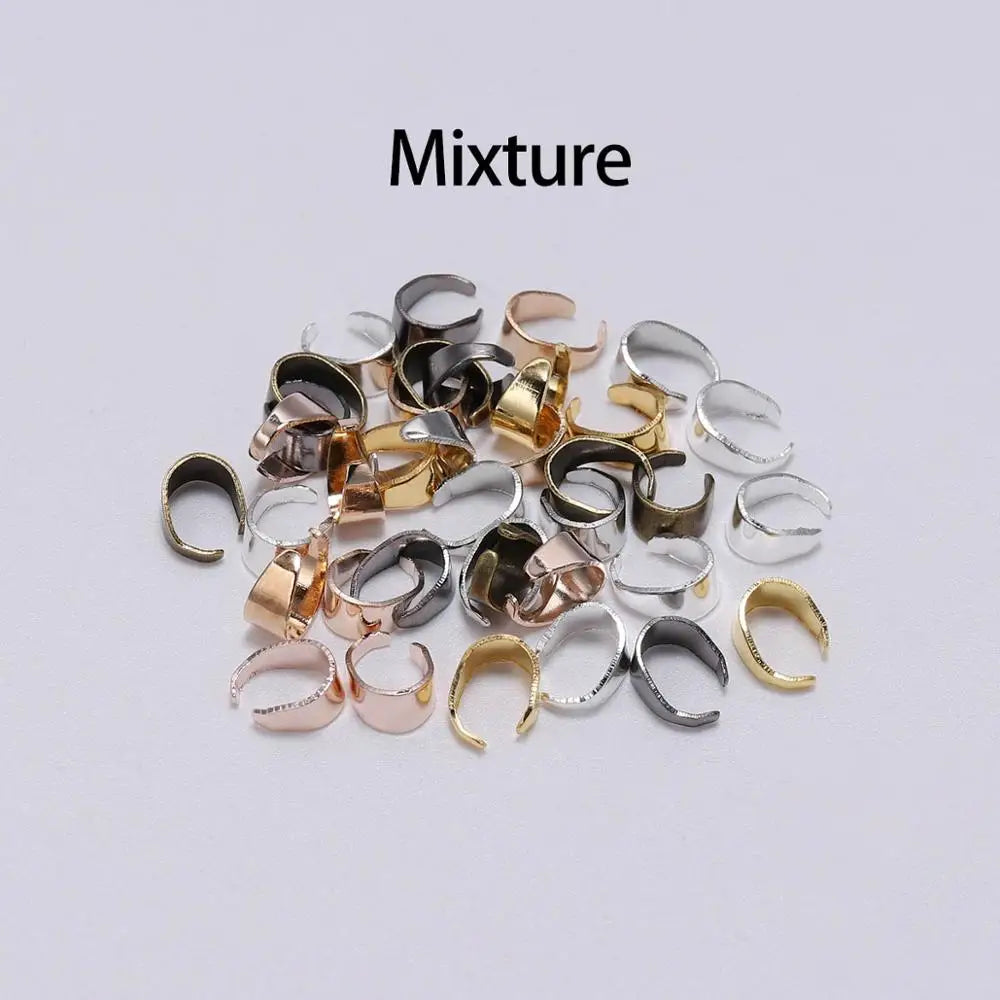 Pendant Bails Pinch Hook Clip Necklace Connectors DIY Jewelry Making
