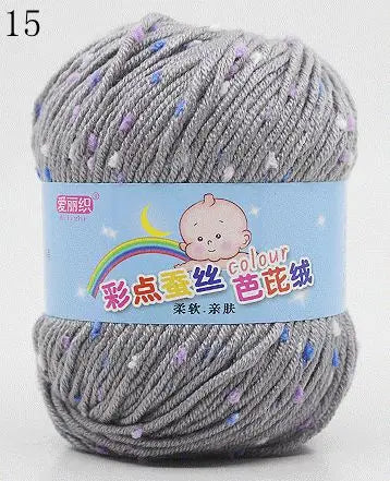 Yarn, Color-Dot Texture for Handmade Knitting & Crochet Projects