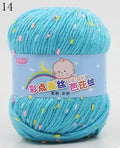 Yarn, Color-Dot Texture for Handmade Knitting & Crochet Projects
