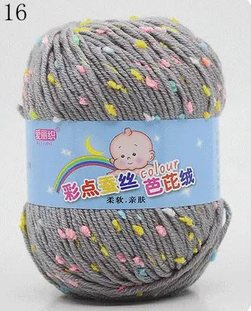 Yarn, Color-Dot Texture for Handmade Knitting & Crochet Projects