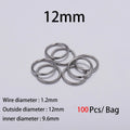 Jump Rings Stainless Steel Split Ring Open Connectors Connectors Craft Supplies