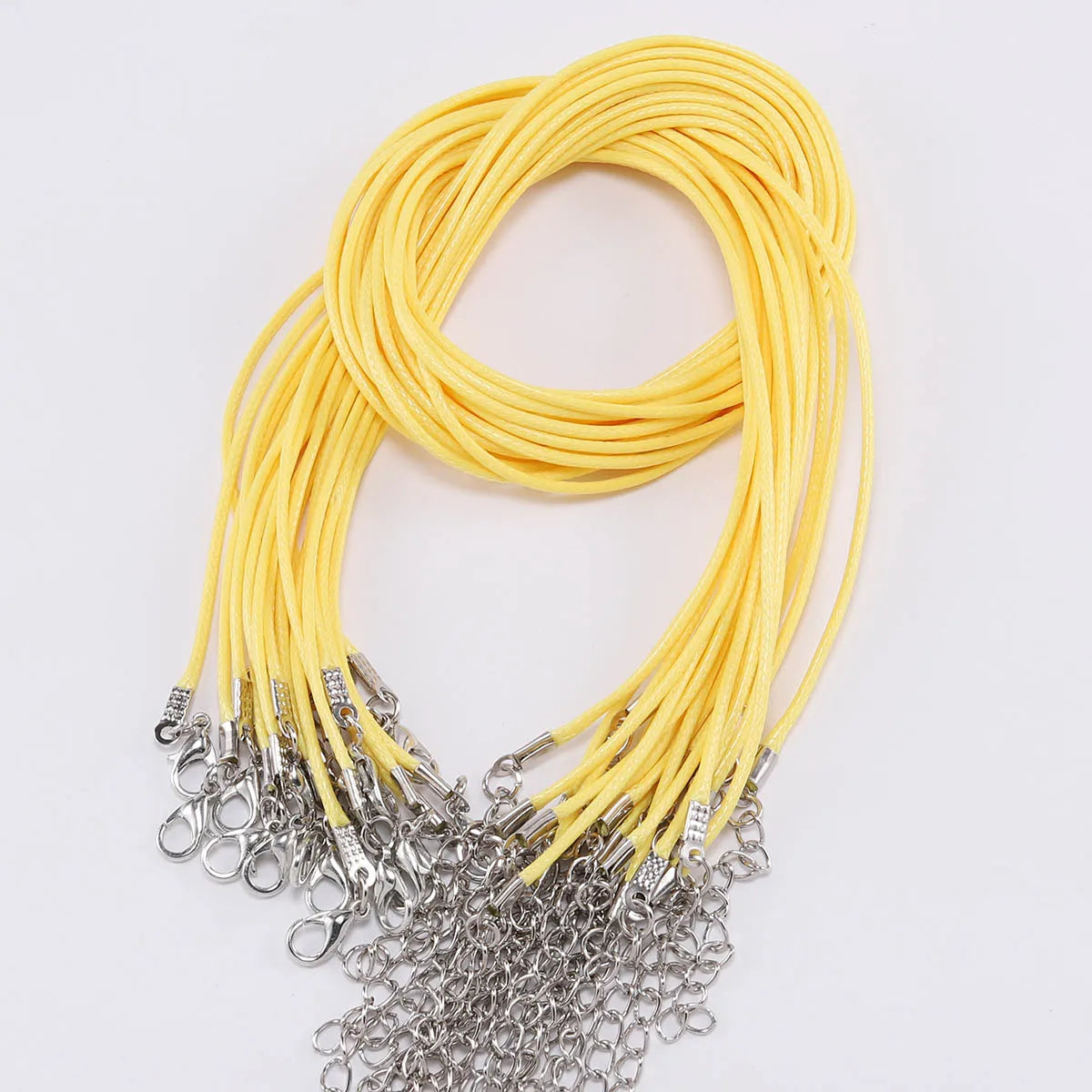 Necklace Cords Braided Leather Adjustable Clasp DIY Jewelry Making
