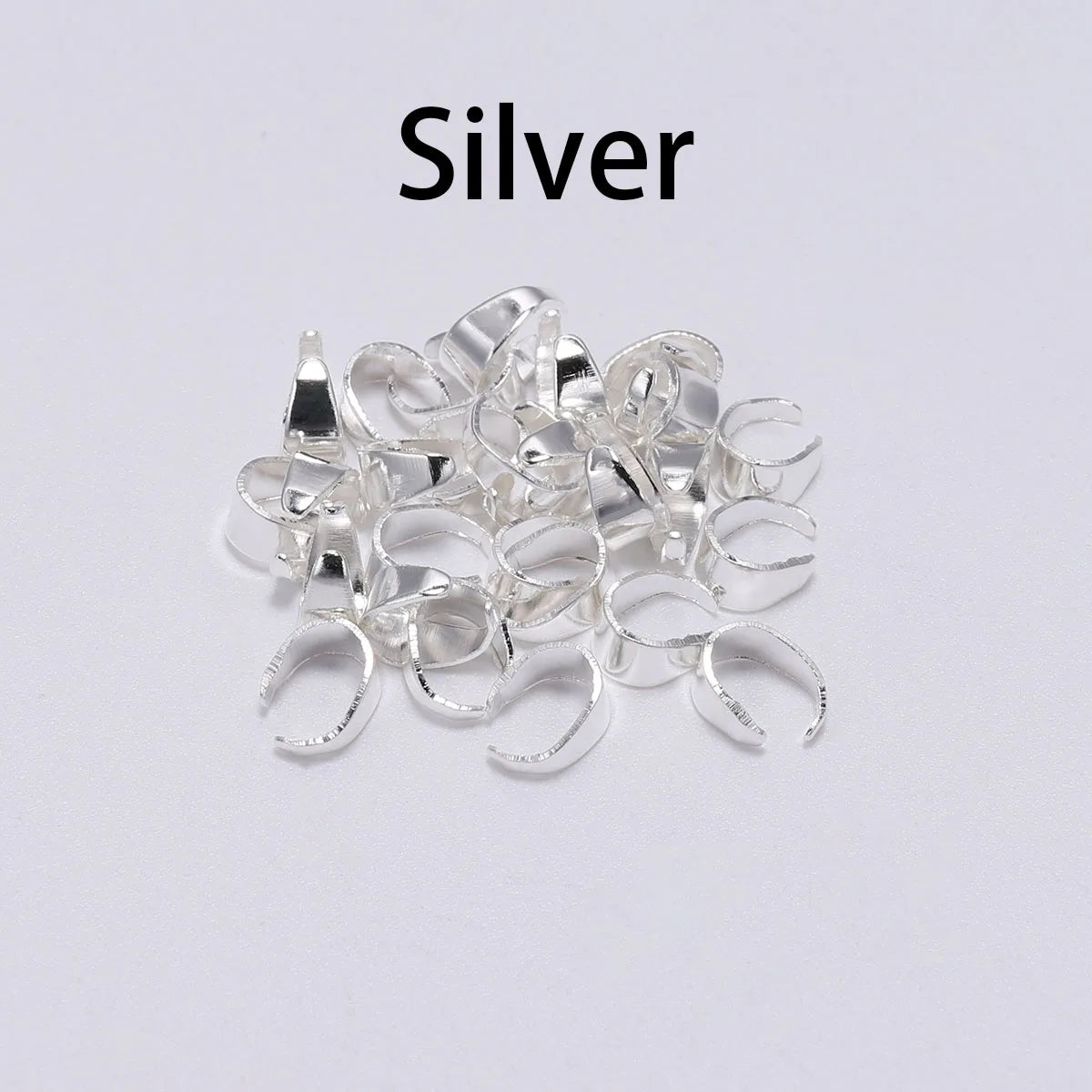 Pendant Bails Pinch Hook Clip Necklace Connectors DIY Jewelry Making