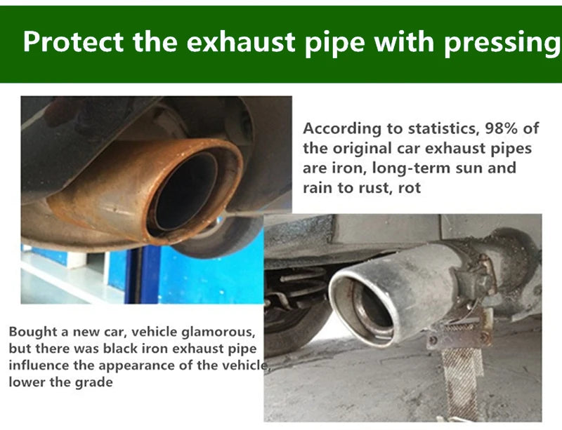 VW Volkswagen Exhaust Muffler Tip | Jetta MK6, Golf 6/7, Scirocco 1.4T