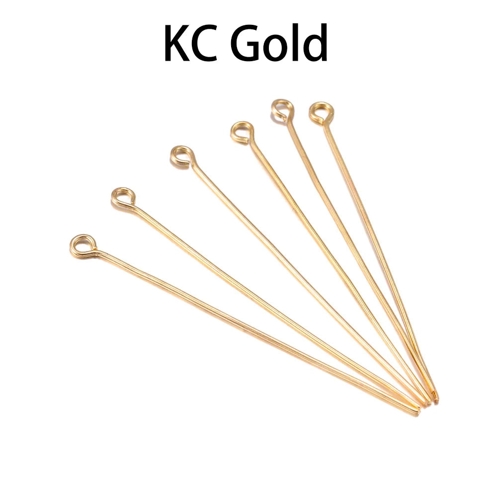 Head Pins Heads Eye Flat Pin Ball DIY Jewelry Making Craft Supplies