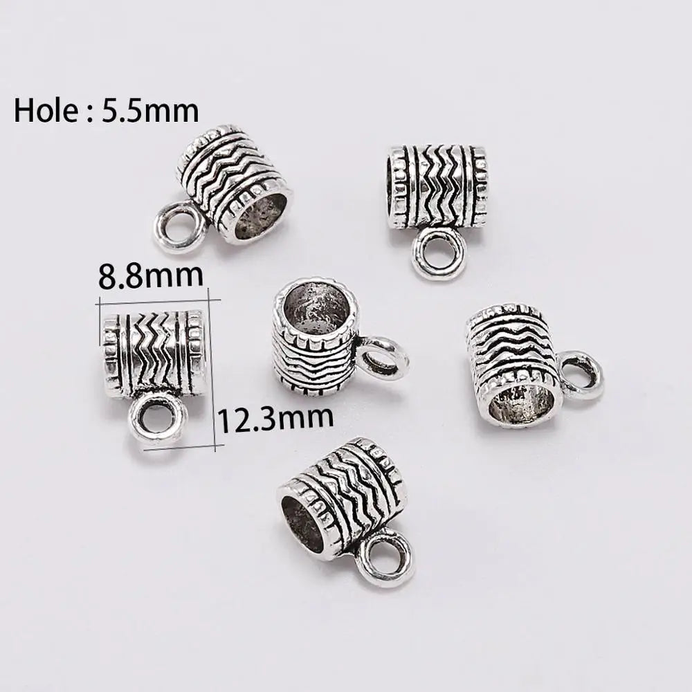 Pendant Bails Hook Clip Necklace Connectors DIY Jewelry Making Craft Supplies