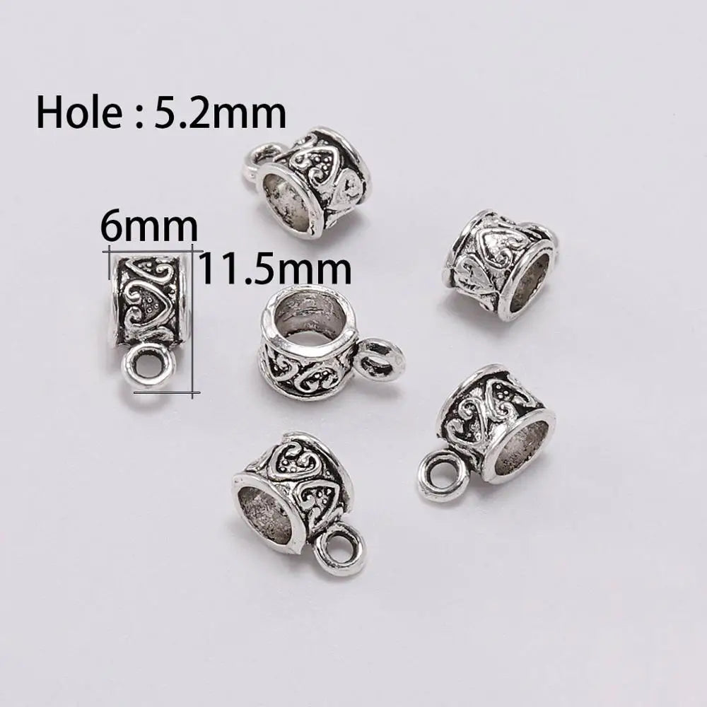 Pendant Bails Hook Clip Necklace Connectors DIY Jewelry Making Craft Supplies