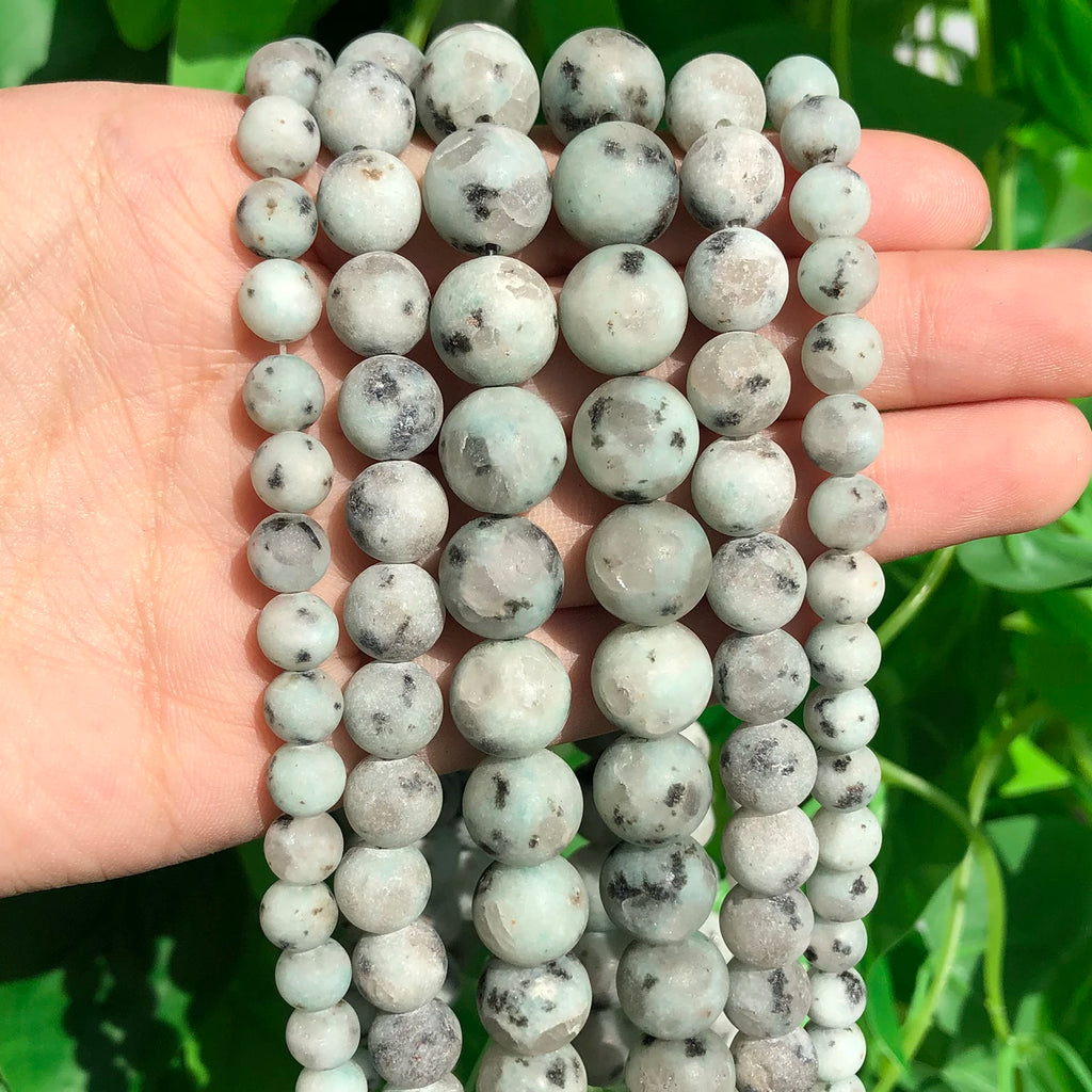 Stone Beads Matte Pink Zebra Jasper Howlite Styles for DIY Jewelry Making