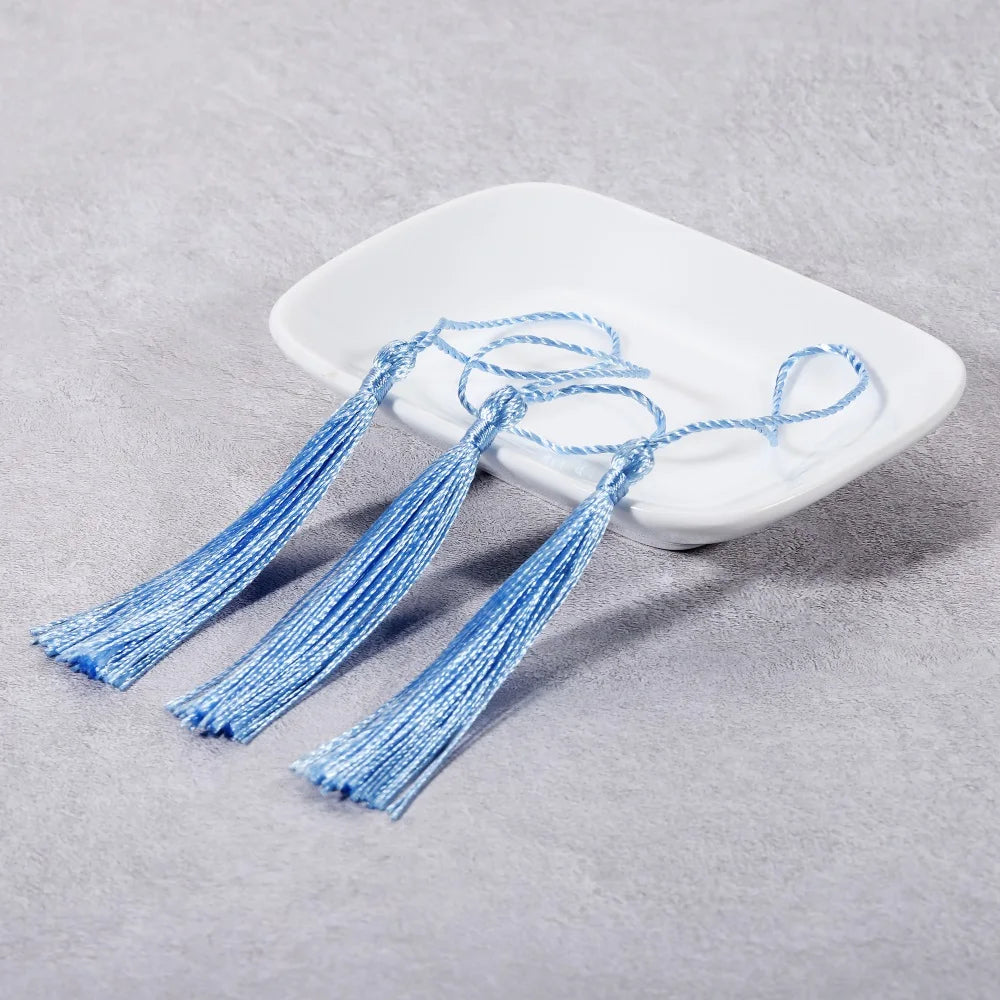 Tassel Trim Fringe Sewing Curtains Hanging Rope Silk Tassels DIY Jewelry Making