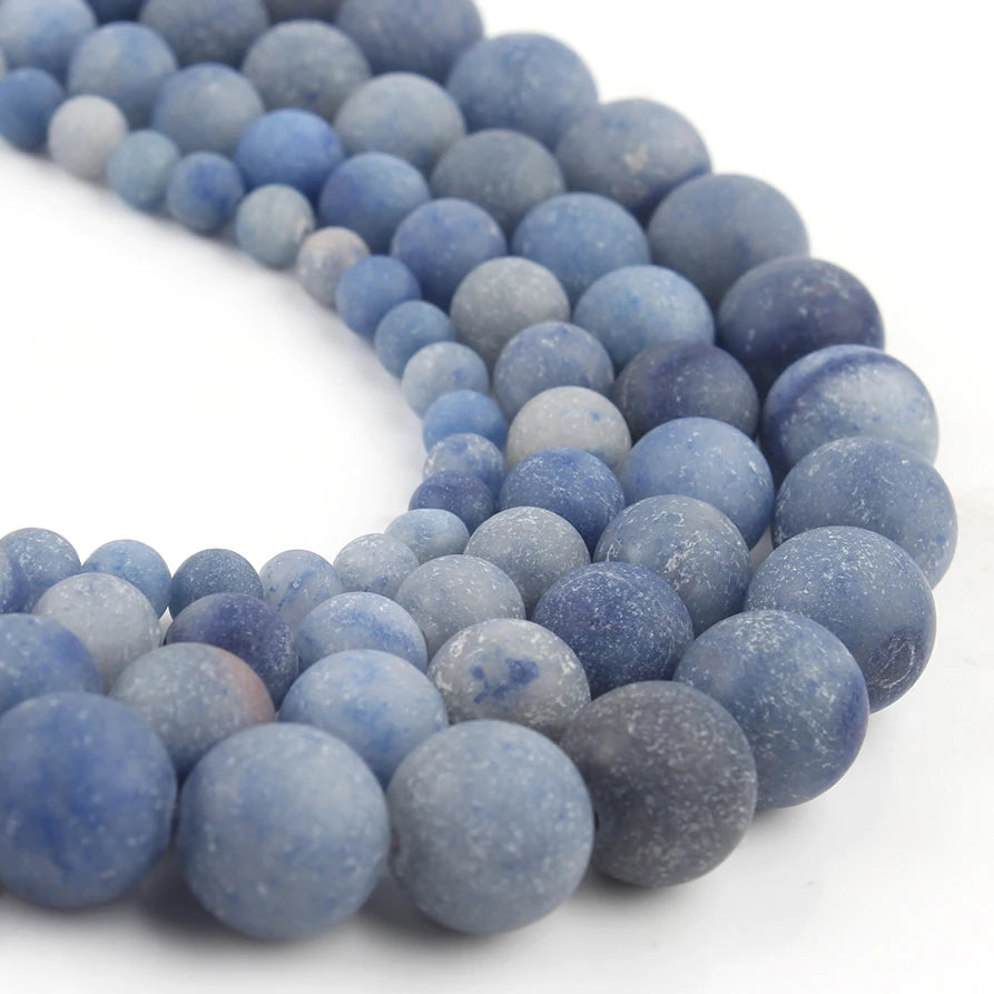 Stone Beads Matte Round Morganite Agate Tiger Eye Styles for DIY Jewelry Making