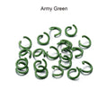 Jump Rings Colorful Metal Open Split Ring Connector DIY Jewelry Making
