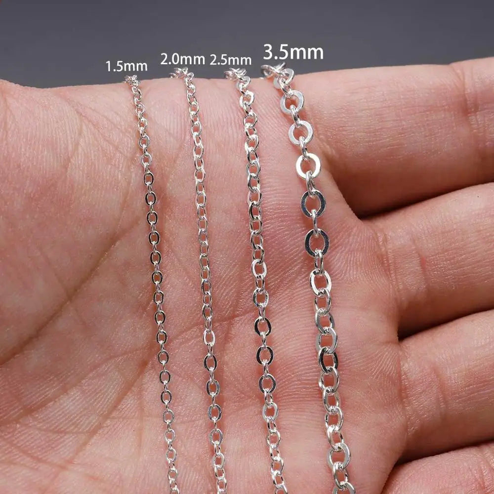 Jewelry Chains Gold Bronze Plated Necklace Chain Necklace DIY Jewelry Making