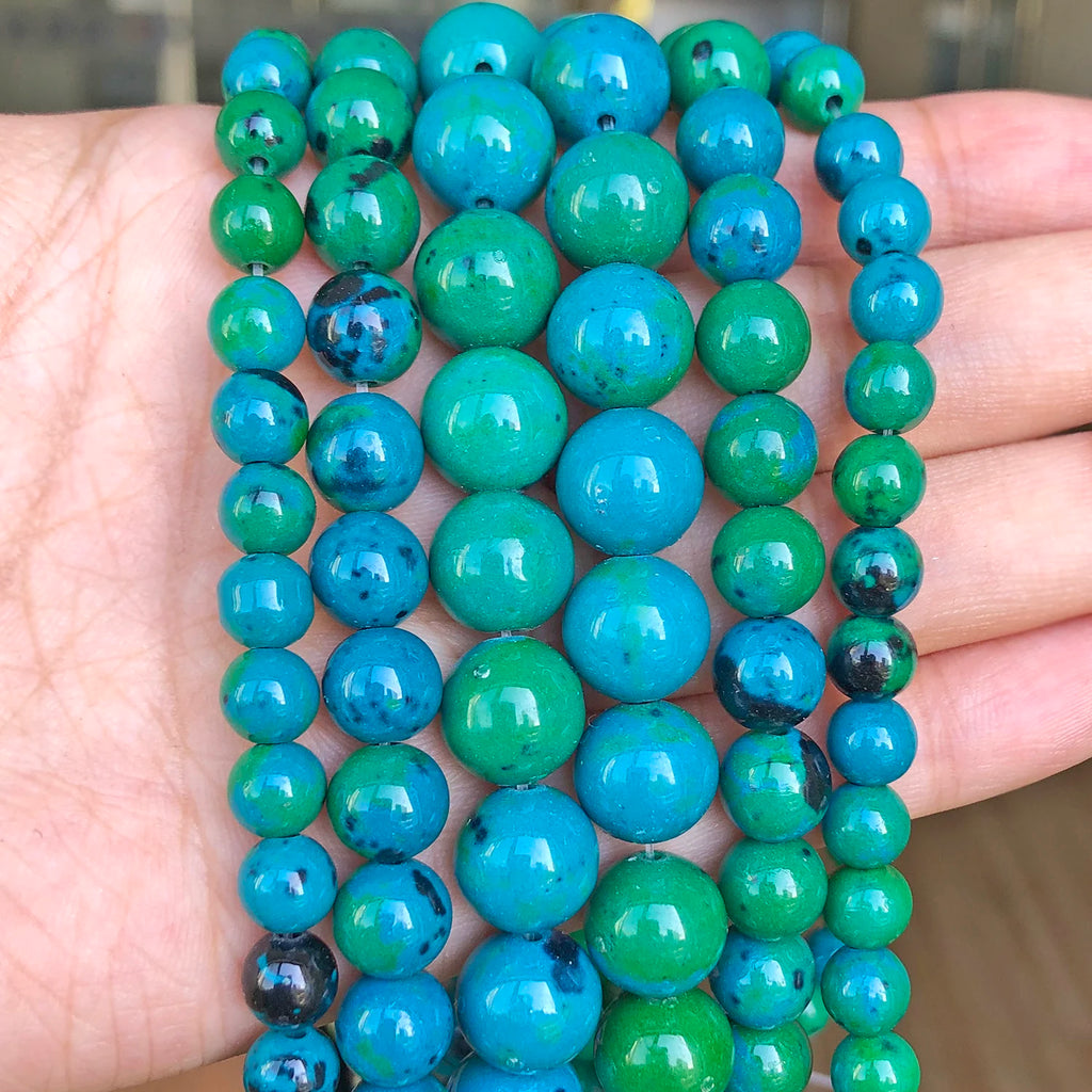 Stone Beads Lava Rose Quartz-Style Tiger Eye Turquoise-Style Labradorite