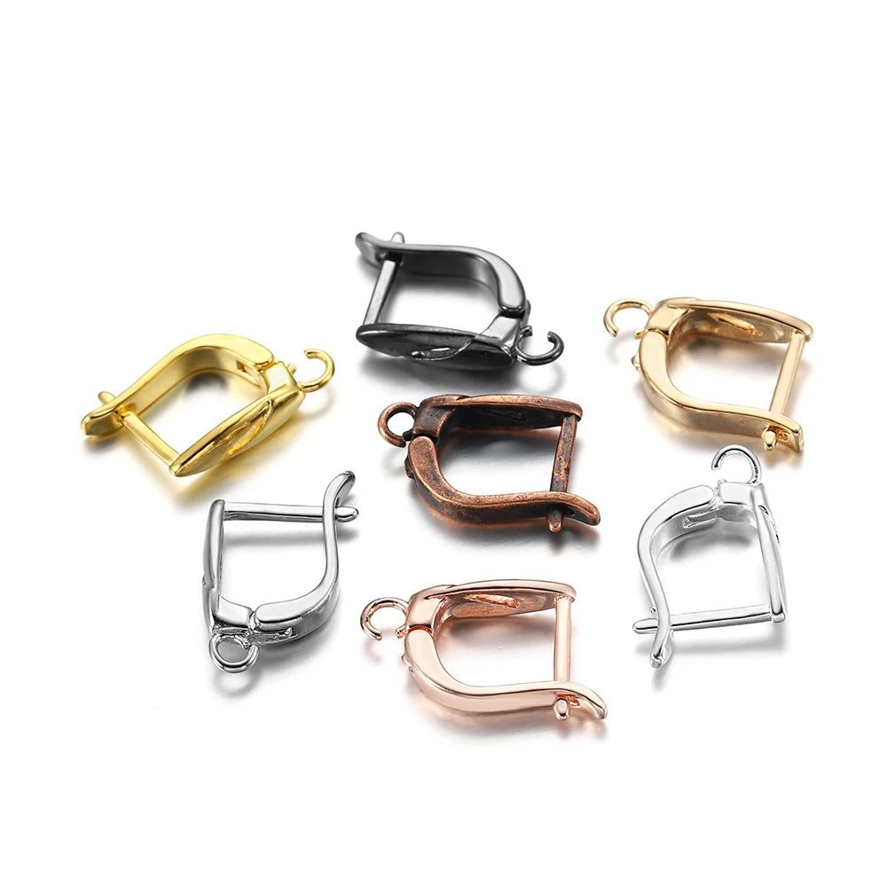 Earring Hooks Brass French Leverback Open Loops DIY Jewelry Making