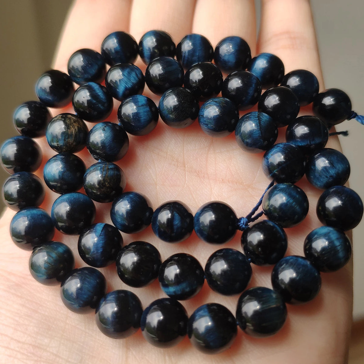 Stone Beads Yellow Tiger Eye Round Spacer Strand for DIY Jewelry Making
