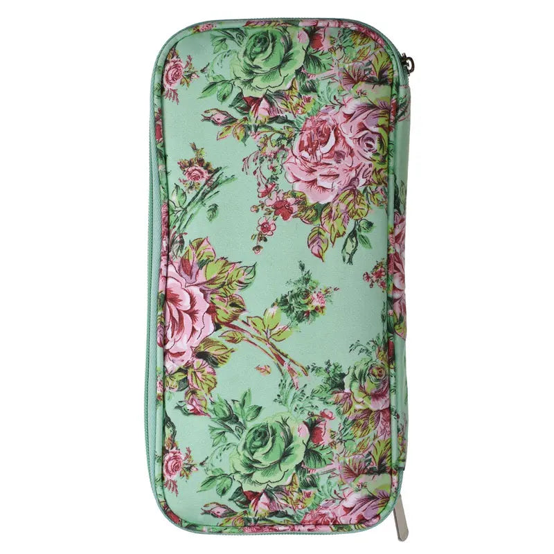 Crochet Hook Set with Animal Handles, Scissors & Craft Storage Bag