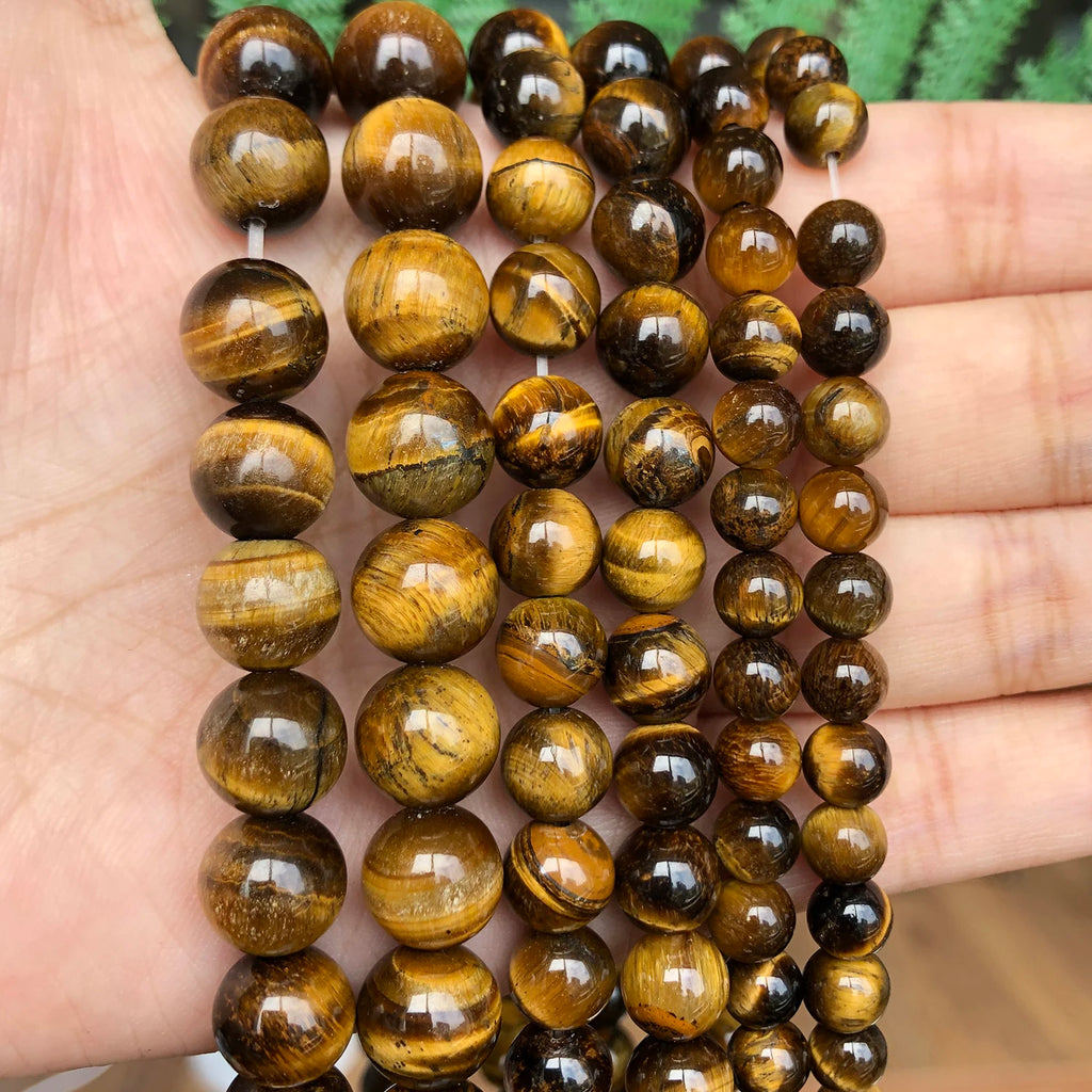 Stone Beads African Turquoise Tiger Eye Styles for DIY Jewelry Making