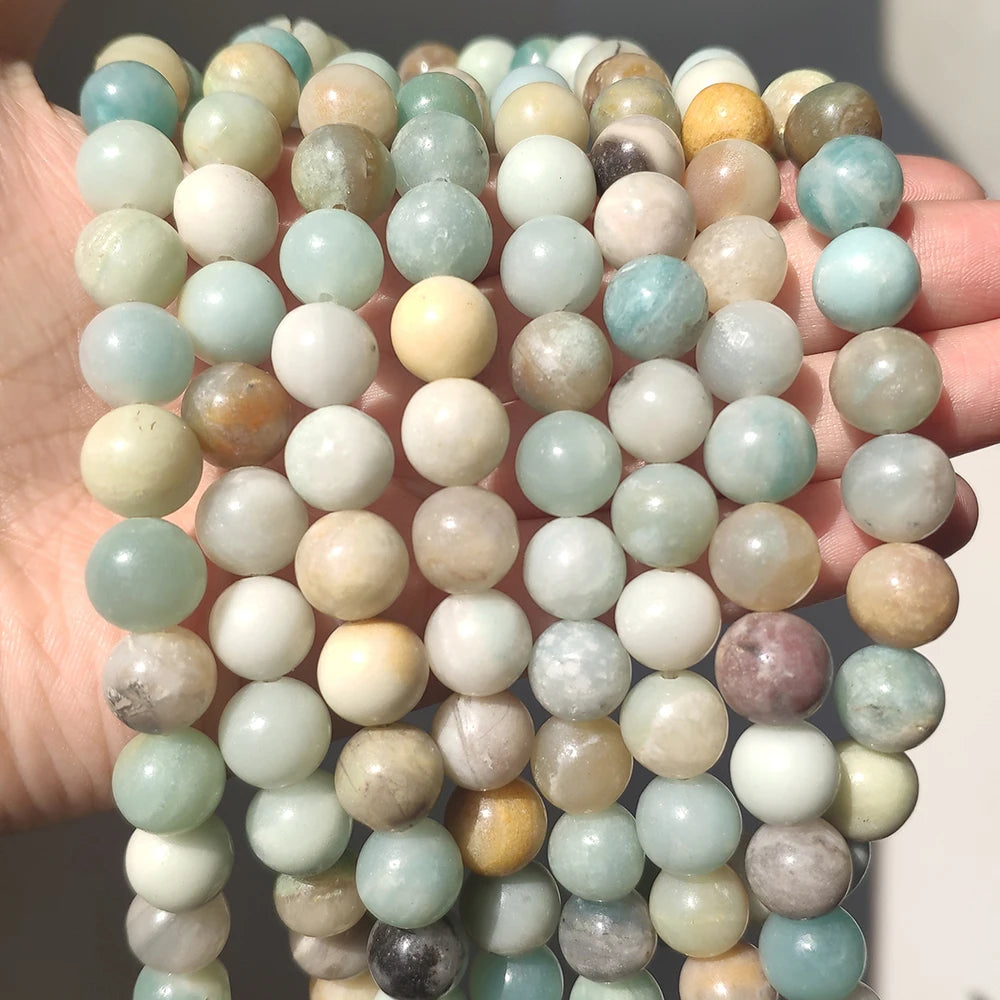 Stone Beads Round Brown Zebra Jasper-Style for DIY Jewelry Making Craft Beads