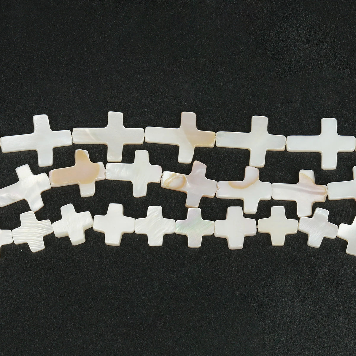 Shell Beads White Cross Mother-of-Pearl Styles for DIY Jewelry Making