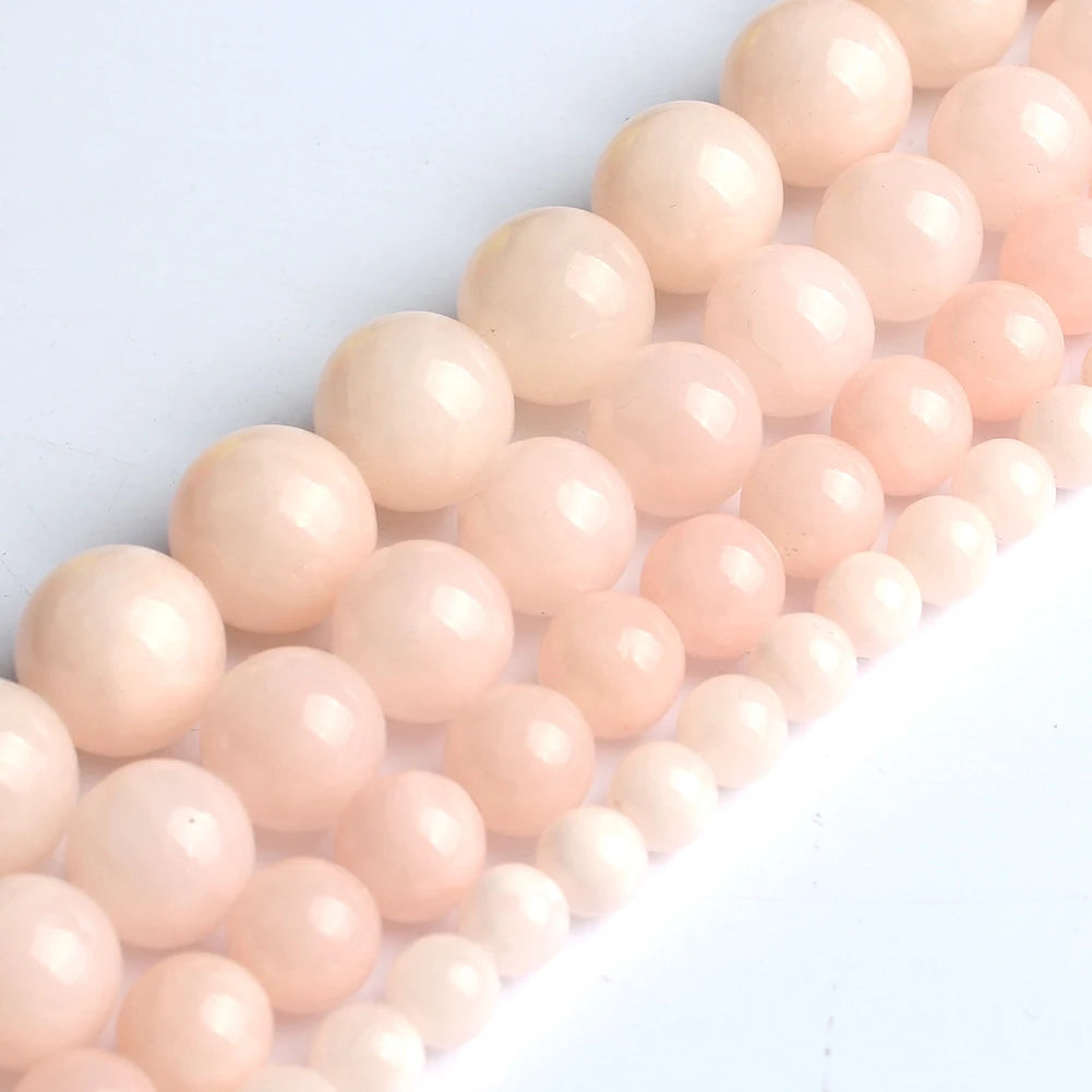 Beads Stones Rose Quartzs Pink Crystal Cat Eye Howlite-Style Jades-Style