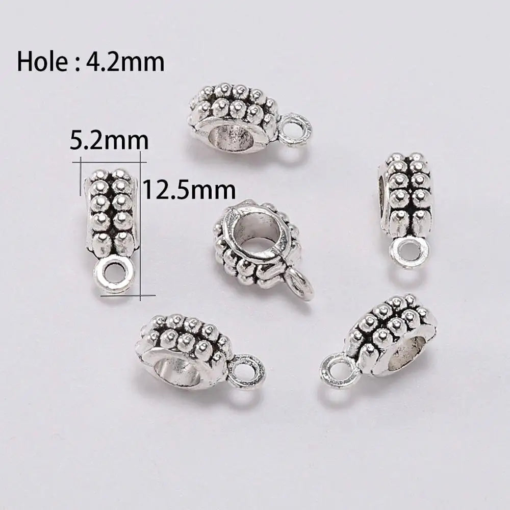 Pendant Bails Hook Clip Necklace Connectors DIY Jewelry Making Craft Supplies