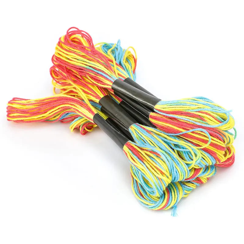 Embroidery Floss, Multicolor for Bracelets, Cross-Stitch & Needlework Crafts