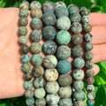 Stone Beads African Turquoise Tiger Eye Styles for DIY Jewelry Making