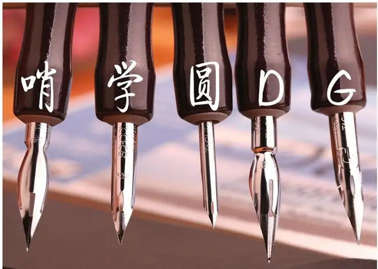 Nikko Tachikawa Dip Pen Nibs — G, D, Round, Student & Whistle Comic Nibs