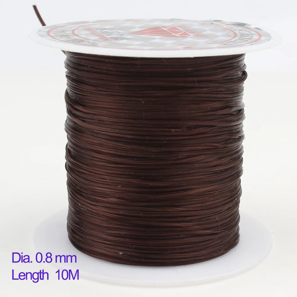 Elastic Beading Cord Clear Crystal Stringing Line DIY Jewelry Making