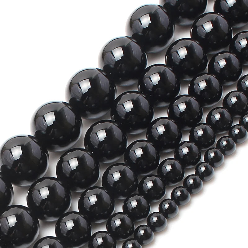 Stone Beads Round Blue Turquoise-Style for DIY Jewelry Making Bracelet Supplies