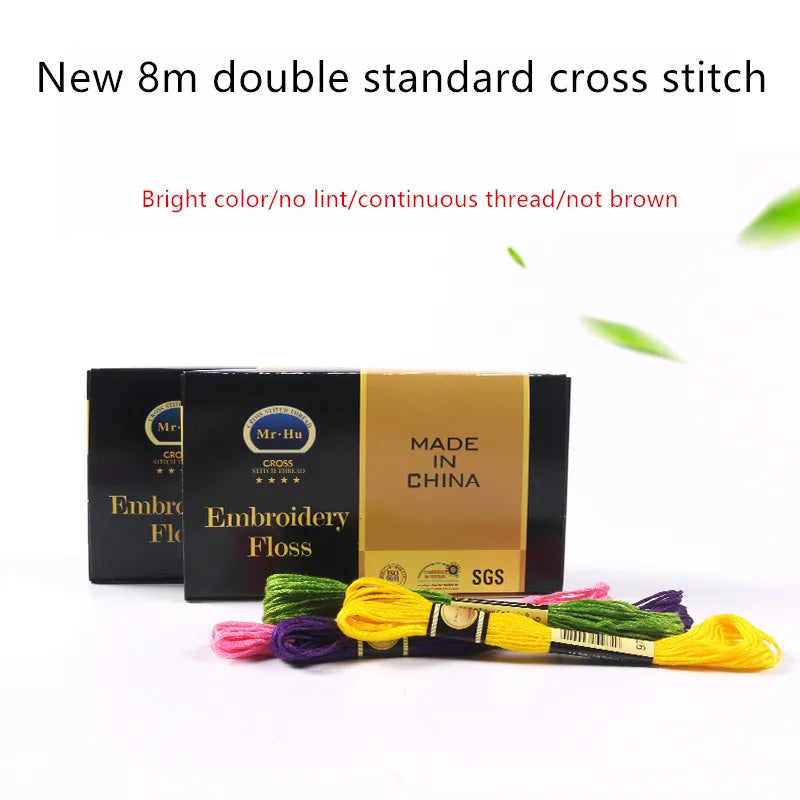 Embroidery Floss Box for Cross-Stitch, Sewing & Handmade Needlework Crafts