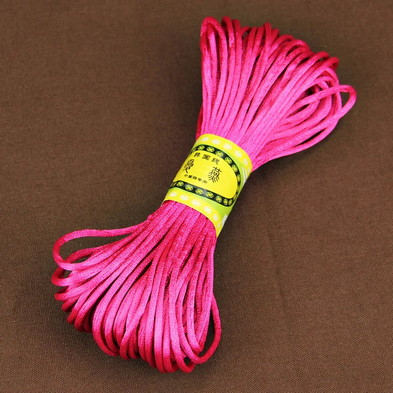 Beading Supplies, Satin-Style Cord for Chinese Knots, Macrame & Bracelets